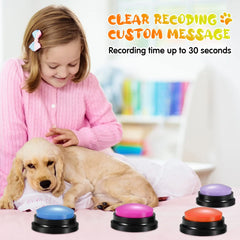 Dog Recordable Button Toy